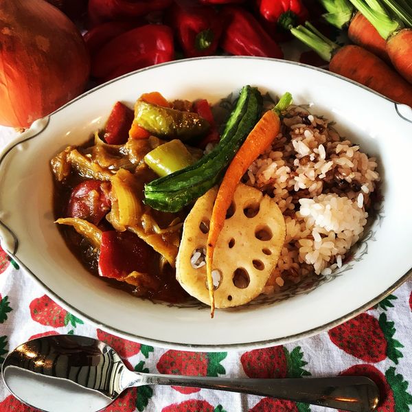 Vegetable curry (Summer only)