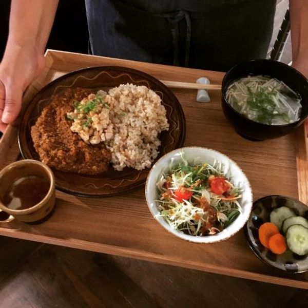 Miso Veggie Keema Curry set with Miso Soup (Thursday only)