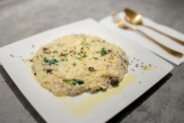 Risotto w/Mixed Mushroom&Spinach（Cream Based)