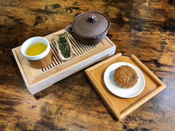 京都童仙房煎茶& 月餅セット