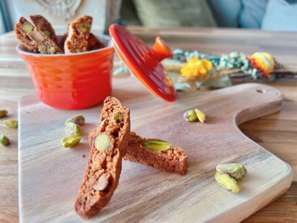 Pistachio biscotti