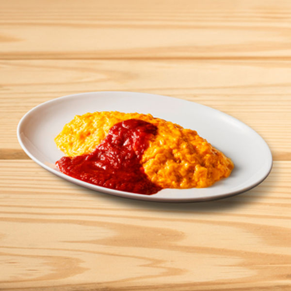 Omelet Rice with Ketchup