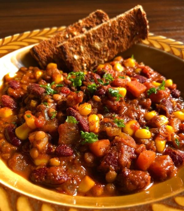 有機豆のメキシカン野菜シチュー