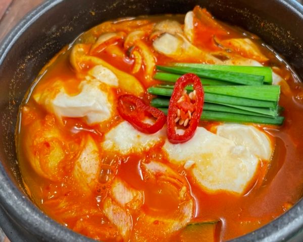 ベジ純豆腐チゲセット