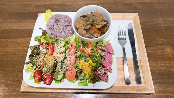 Ginger Fried Soy Meat Plate