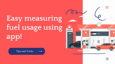 Easily control fuel usage using the app