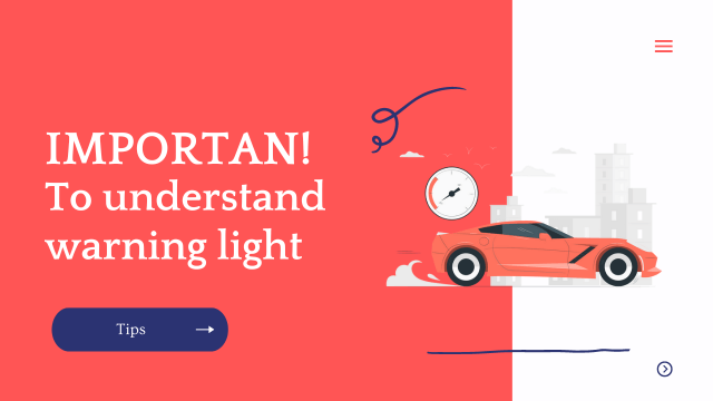 Important things to understand warning lights at speedometer!