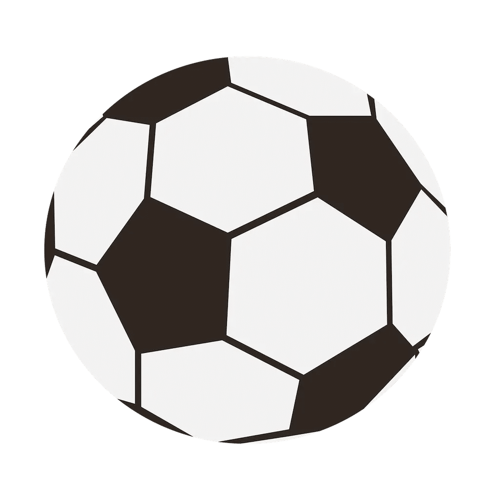 サッカーボール右