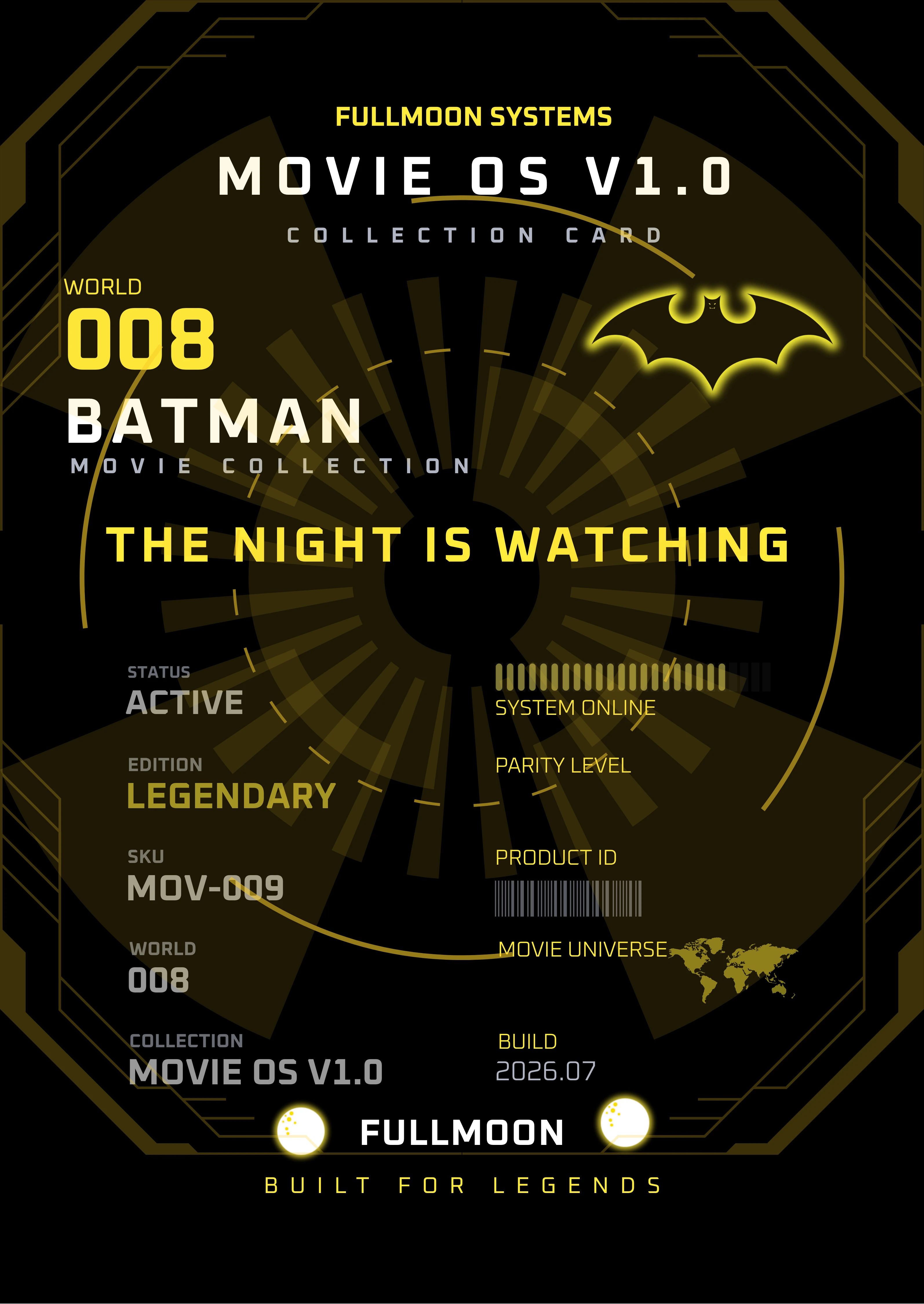 WORLD 008 • BATMAN • LEGENDARY