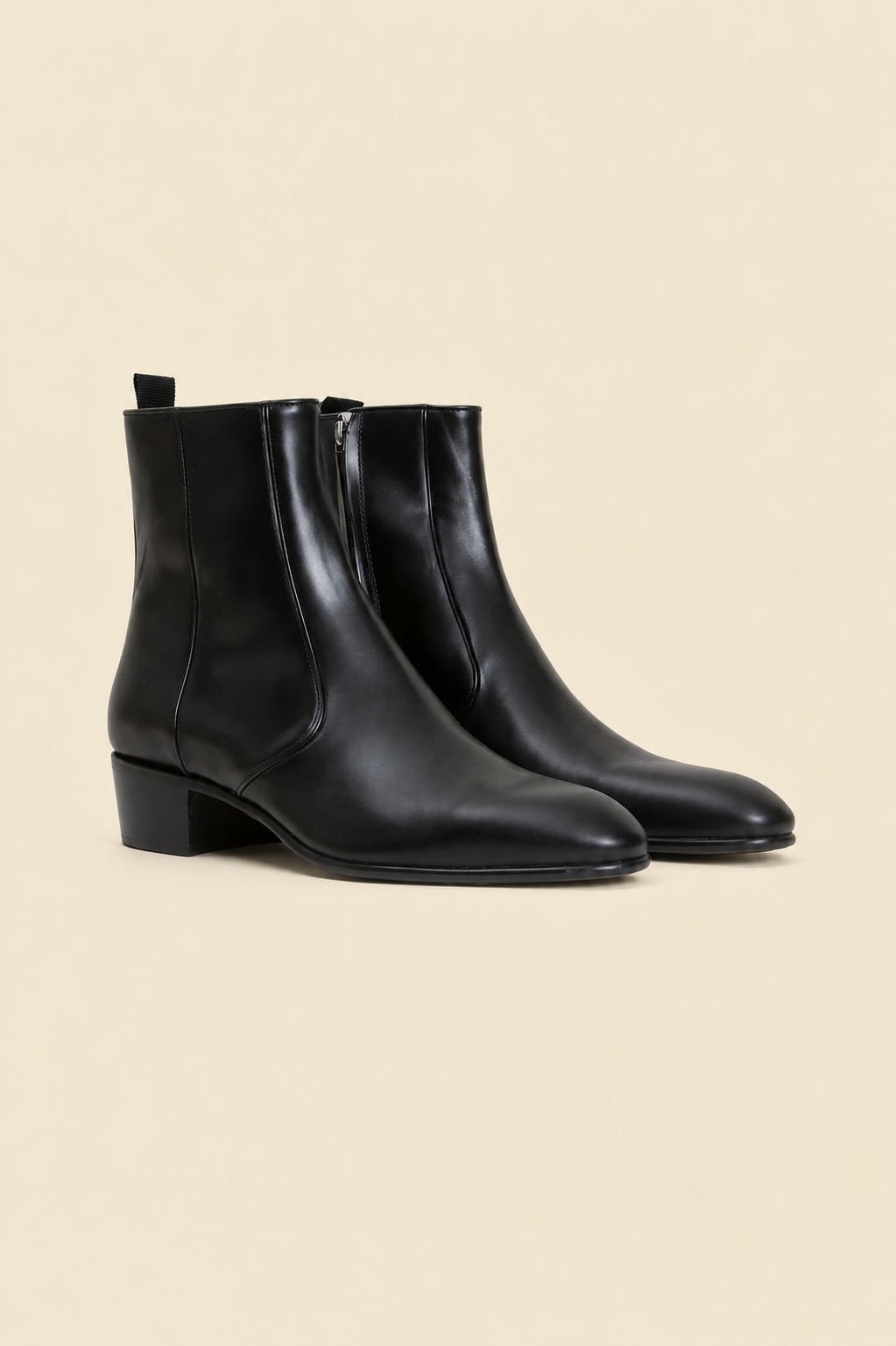 City Boots - handcrafted premium leather city boots in Black - view 6