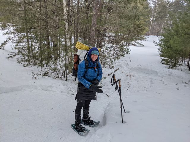 Snowshoeing