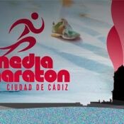 Cartel de la media maraton de cadiz