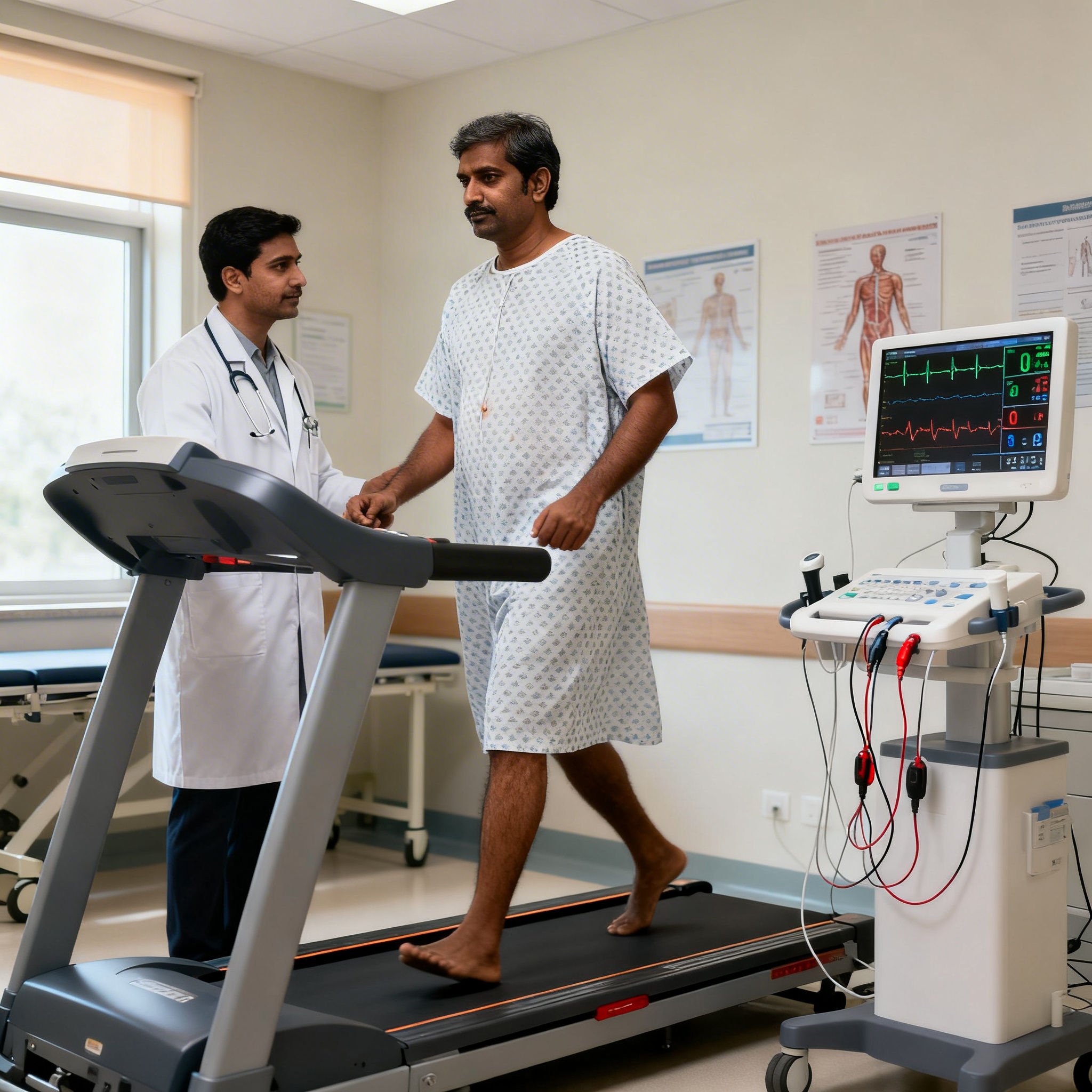 Cardiac rehabilitation exercise program after heart attack