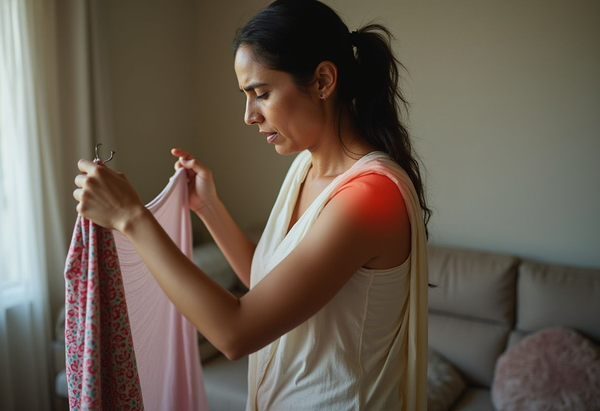 Chronic rotator cuff pain causing difficulty with everyday shoulder movements