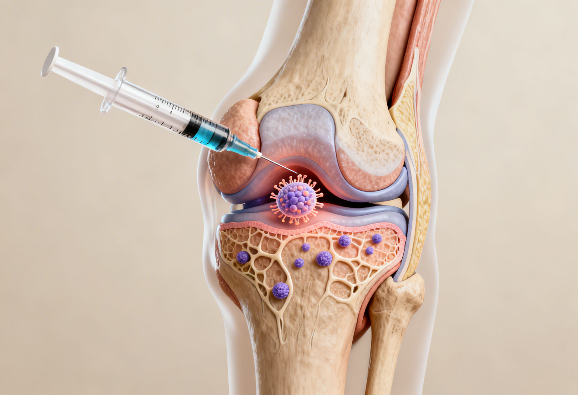 Collagen and connective tissue regeneration after prolotherapy injection