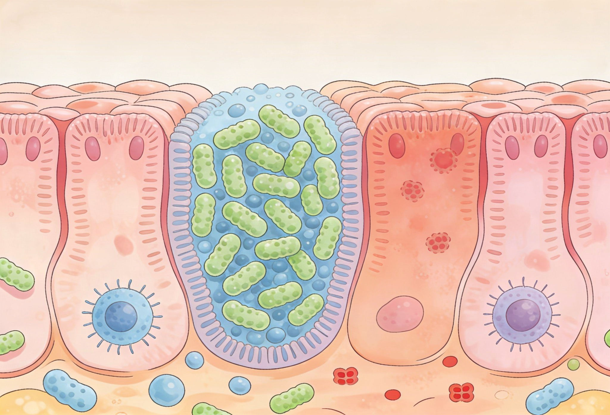 Gut microbiome changes during intermittent fasting showing increased beneficial bacteria and reduced inflammation.jpeg