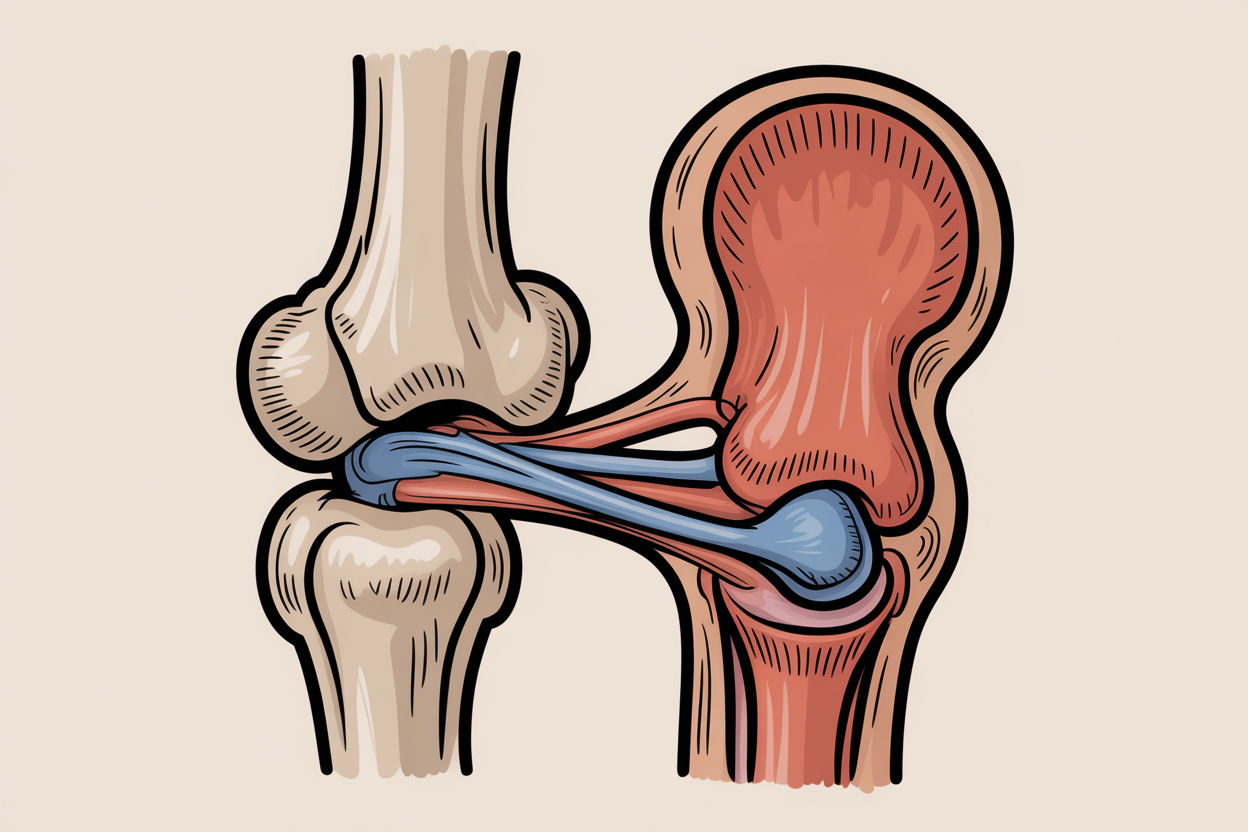 Hip joint ligament laxity leading to instability and abnormal joint movement