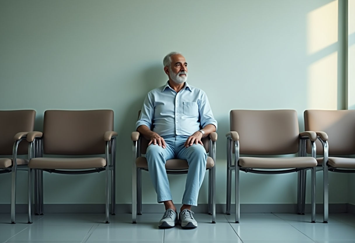 Patient preparing for prolotherapy treatment and concerned about pain expectations