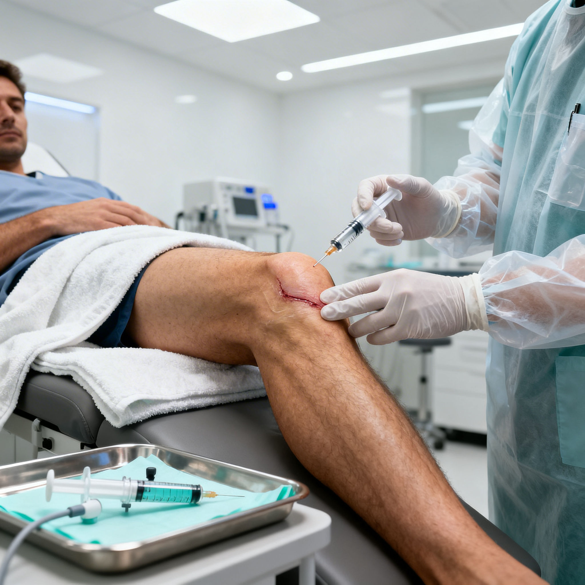 Prolozone therapy injection for hip and knee joint pain treatment