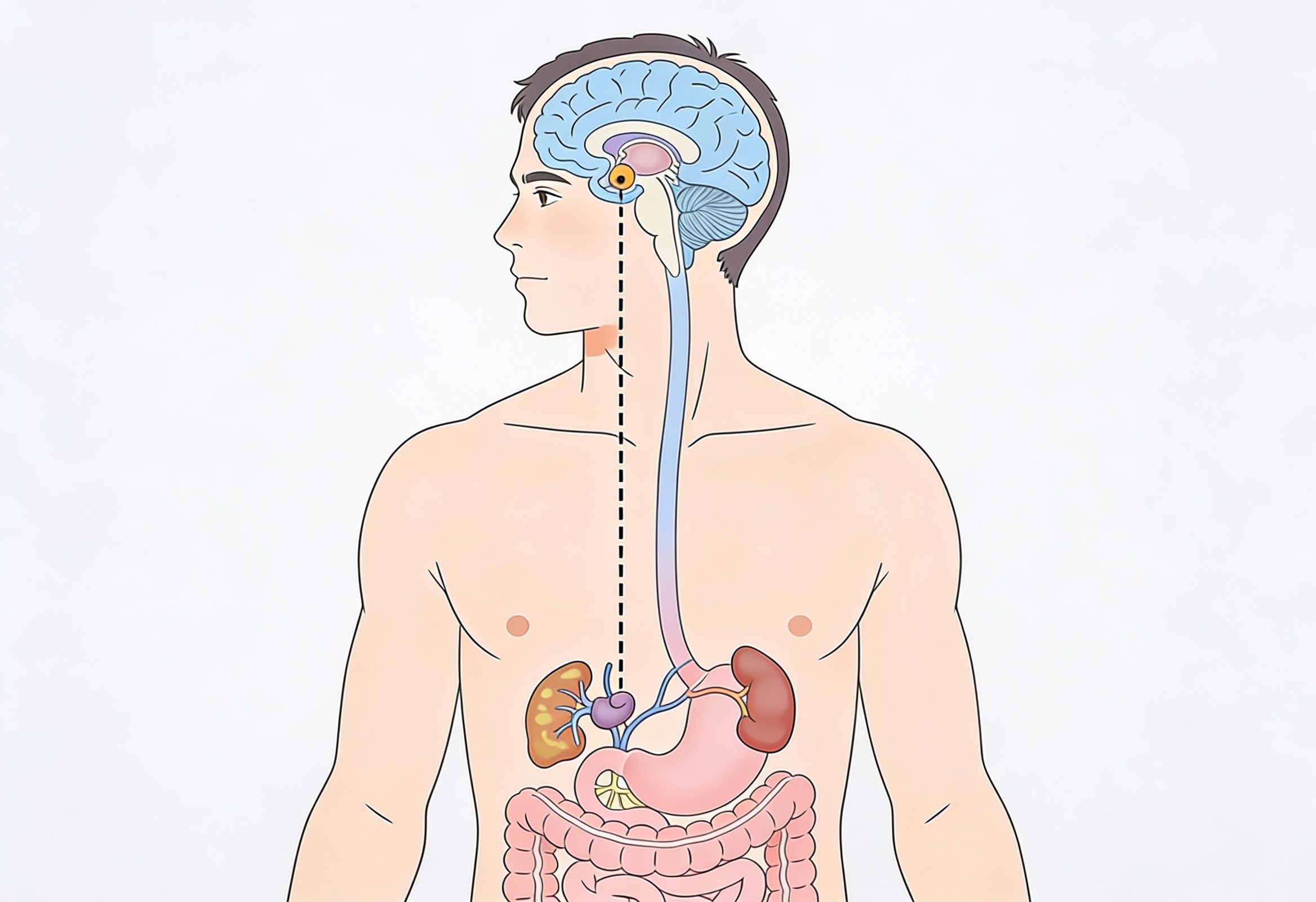 gut brain axis in men showing stress impact on IBS symptoms and gut motility.jpeg