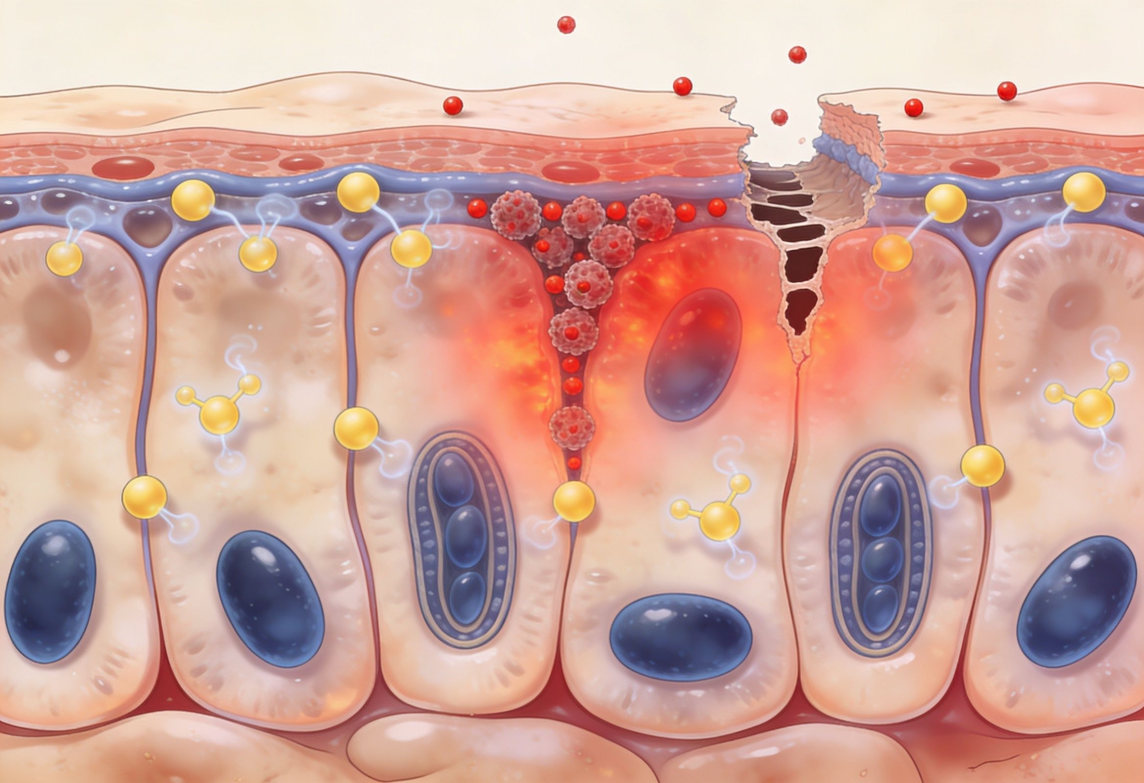 hydrogen sulphide SIBO causing gut inflammation and intestinal permeability