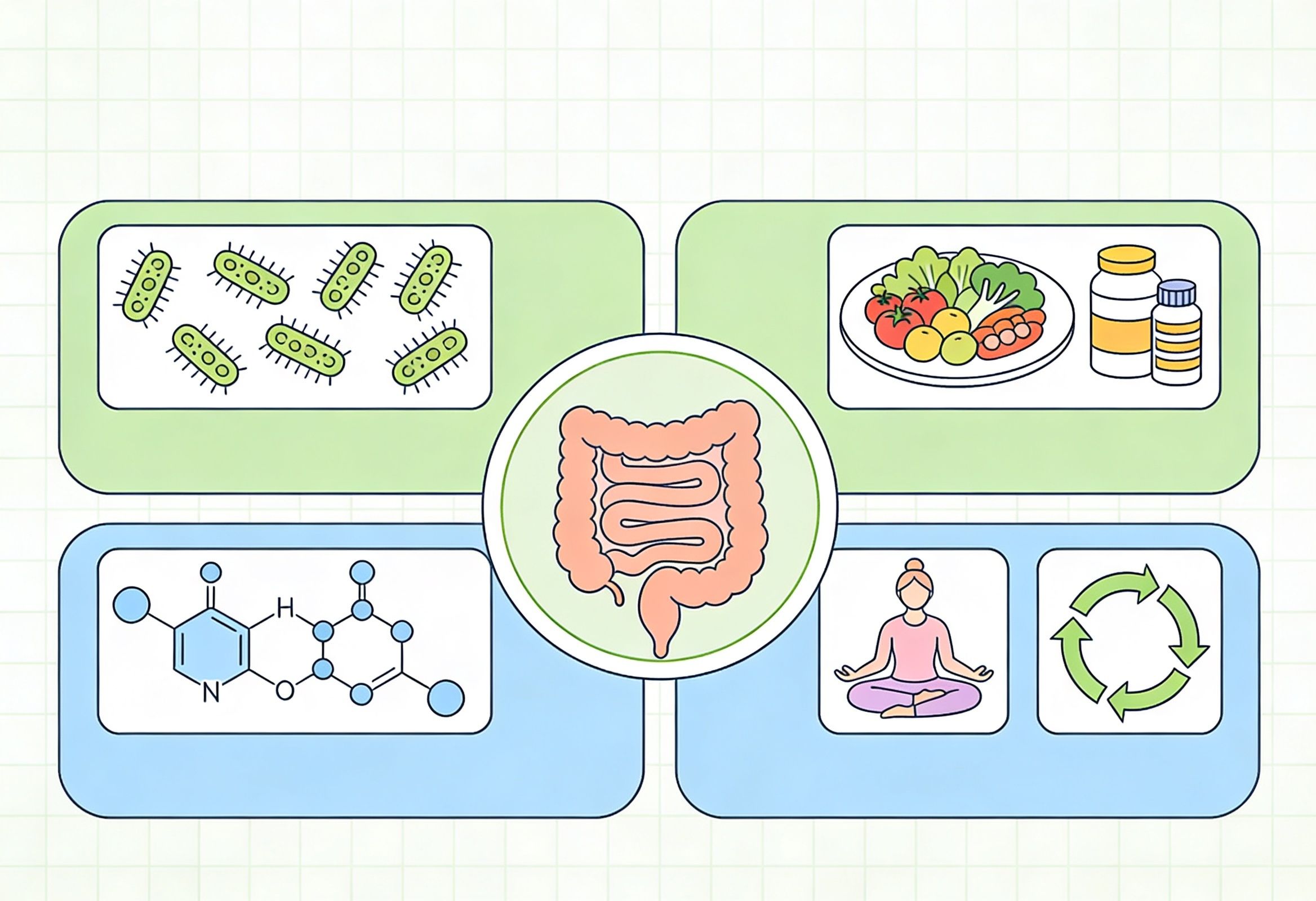 integrative gut healing approach combining microbiome nutrition peptides and lifestyle therapy