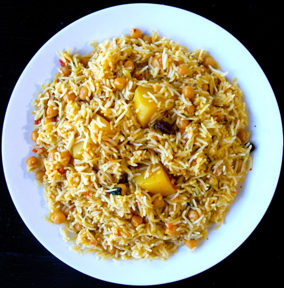 Aloo Chana Briyani