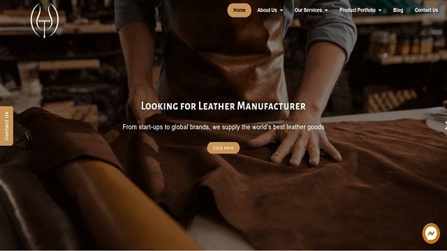 Leather manufacturer website