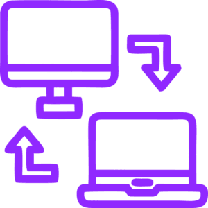 Ícone de conectividade para soluções de rede da Ettera