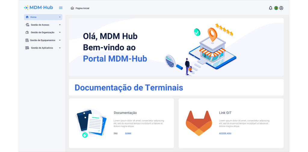 Ettera MDM-Hub para gestão de equipamentos empresariais