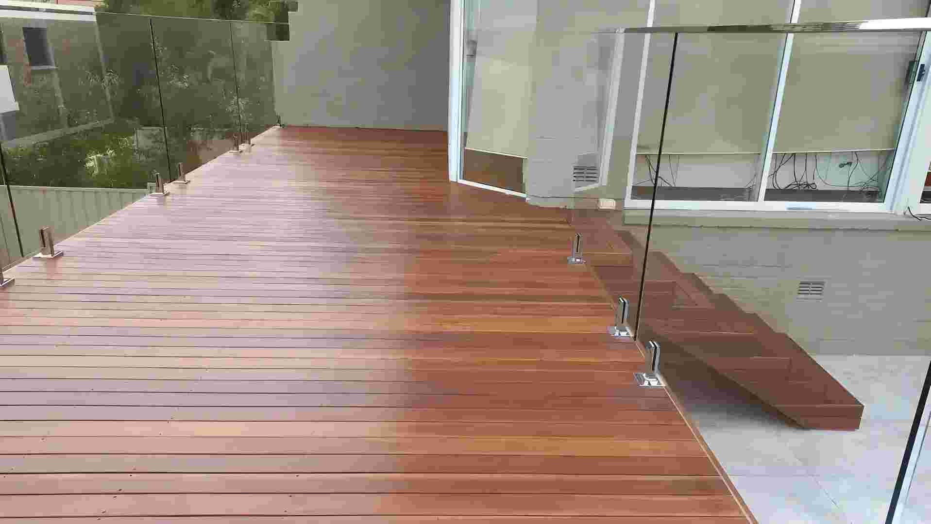 Custom deck with integrated features