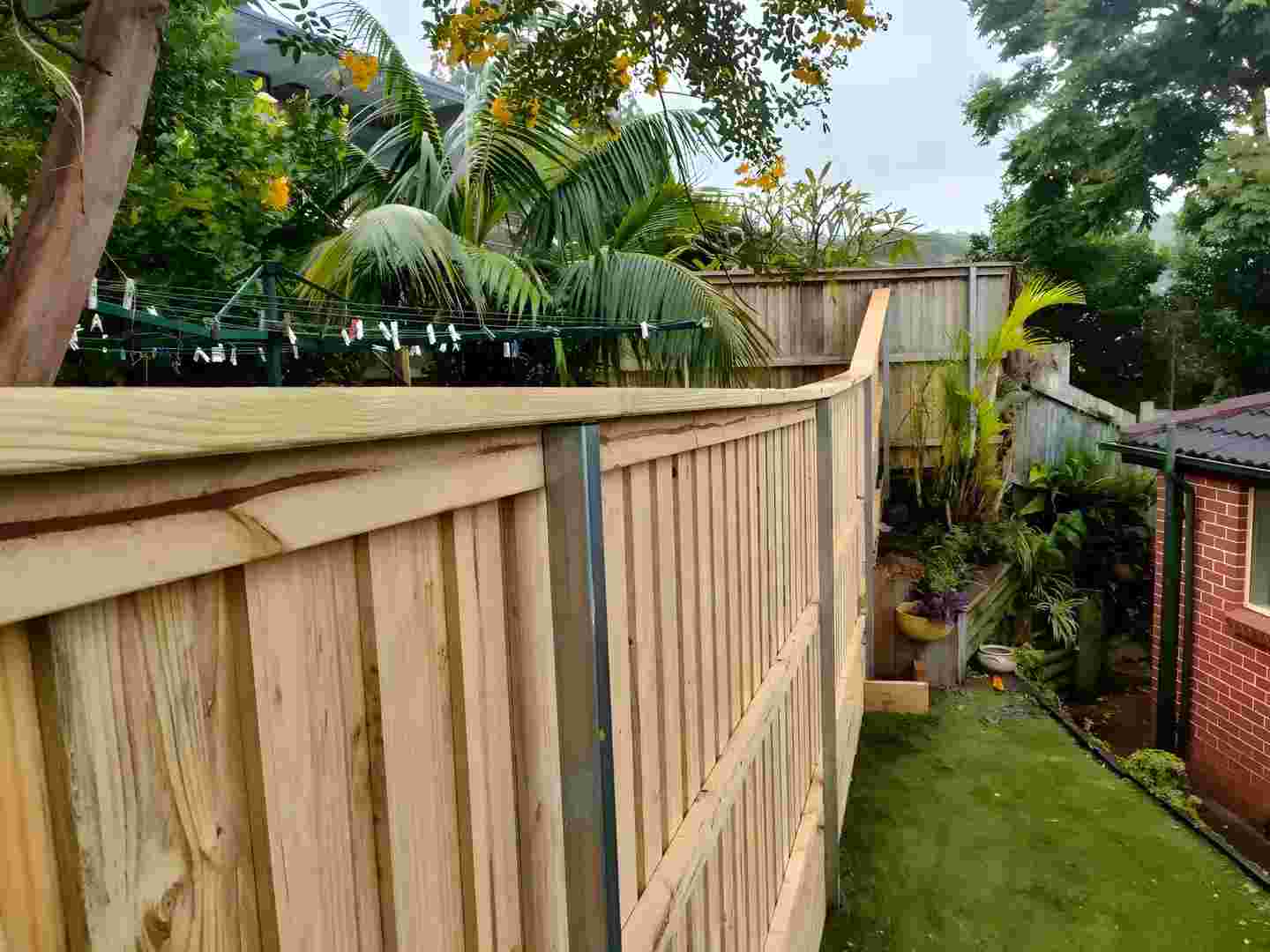 Professional fencing installation