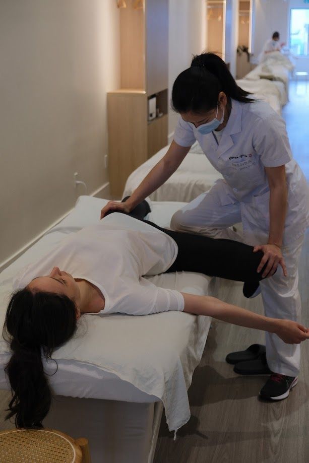 Ricerca medica, paziente in terapia