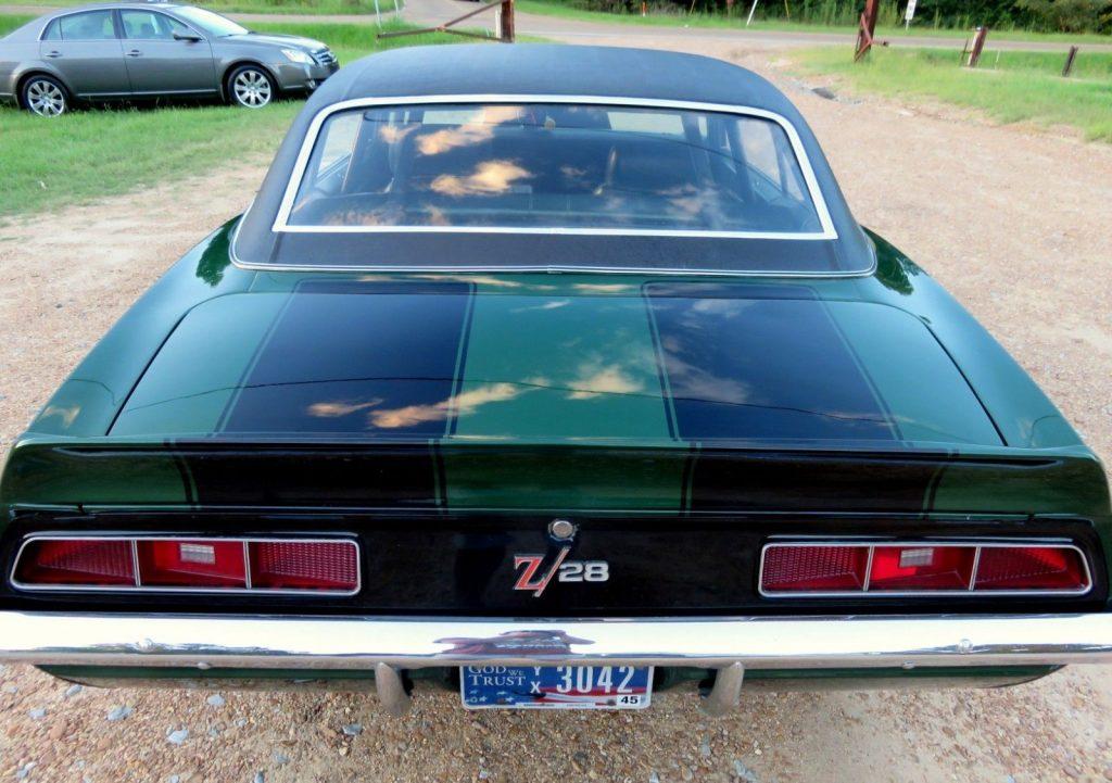 restored 1969 Chevrolet Camaro SS RS Z28 custom