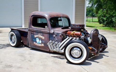 rusty patina paint 1940 Ford Pickup custom for sale