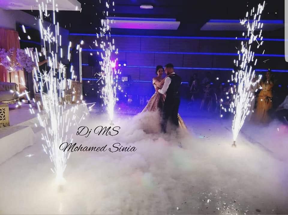 feux d'artifices aux moment de la danse