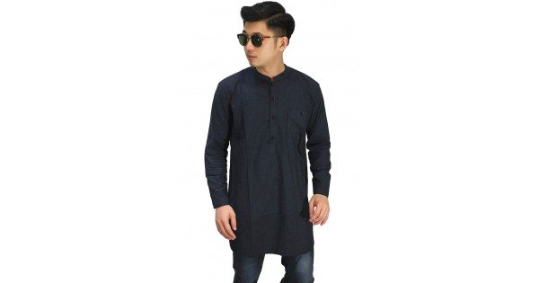  Baju  Koko Kurta Gamis Dark Navy  Baju  Muslim  Pakistan