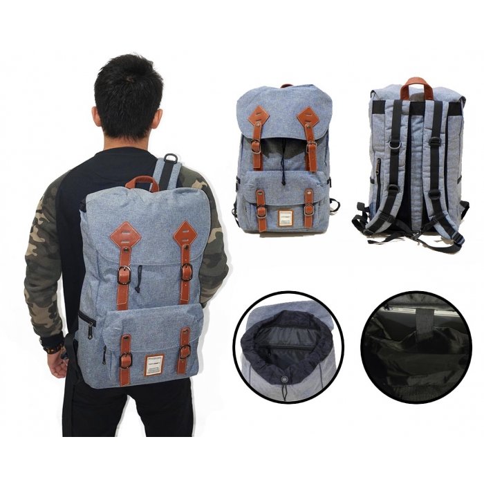  Tas  Backpack Oxygen Explore Soft Blue