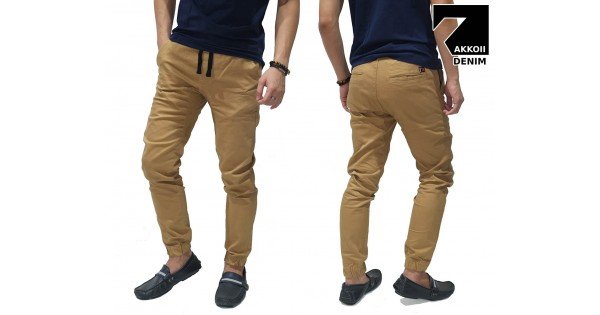 Celana Pria Jogger  Pants Chino Basic Kakkoii Gold