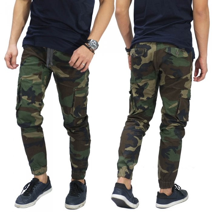  Celana  Jogger  Chino Cargo Camouflage  Army  Celana  Jogger  Pr