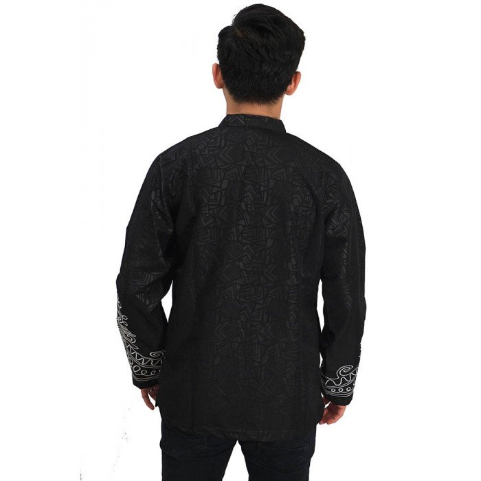  Baju Koko Black Panther Black Baju Muslim Pria