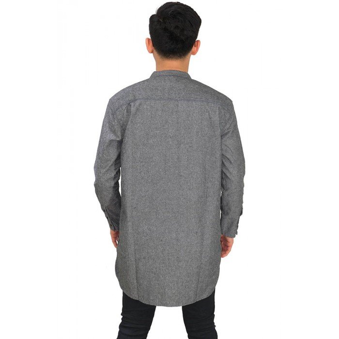  Baju Koko Kurta Gamis Dark Grey Baju Muslim Pakistan