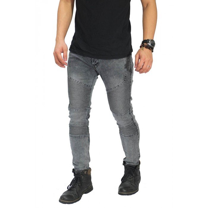  Jeans  Biker  Extend Snow Wash Grey Celana  Jeans  Terbaru