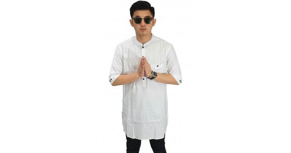  Baju  Koko Kurta  Gamis  3 4 White Baju  Muslim Pakistan