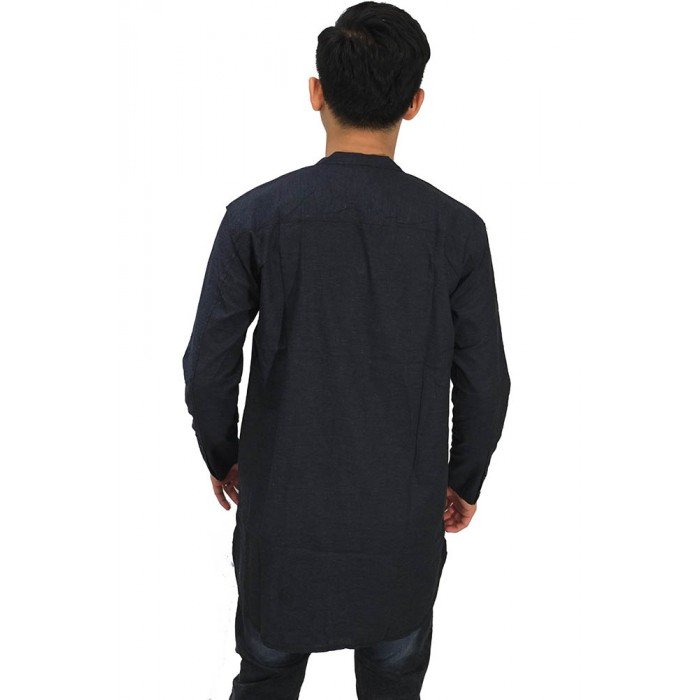  Baju  Koko Kurta  Gamis Dark Navy Baju  Muslim Pakistan