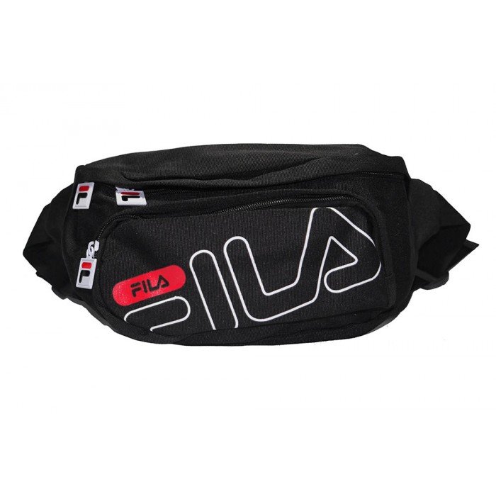 Waist Bag Fila Blocking Hipsack Black - Tas Pria