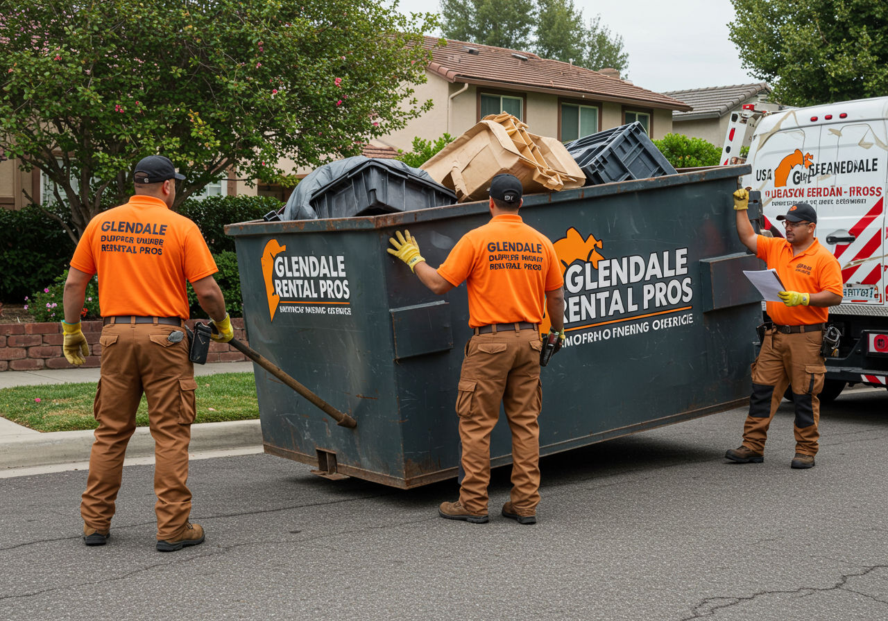 Dumpster Rental in Glendale, CA – Fast, Affordable & Reliable Waste Solutions