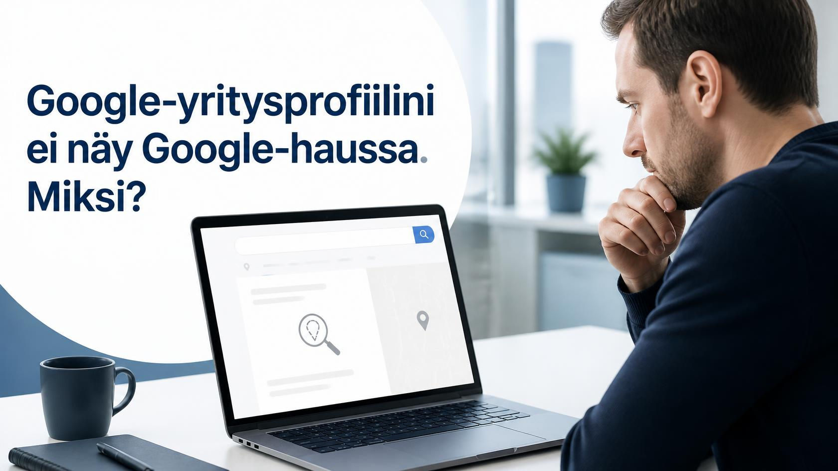 Google-yritysprofiilini ei näy Google-haussa. Miksi?