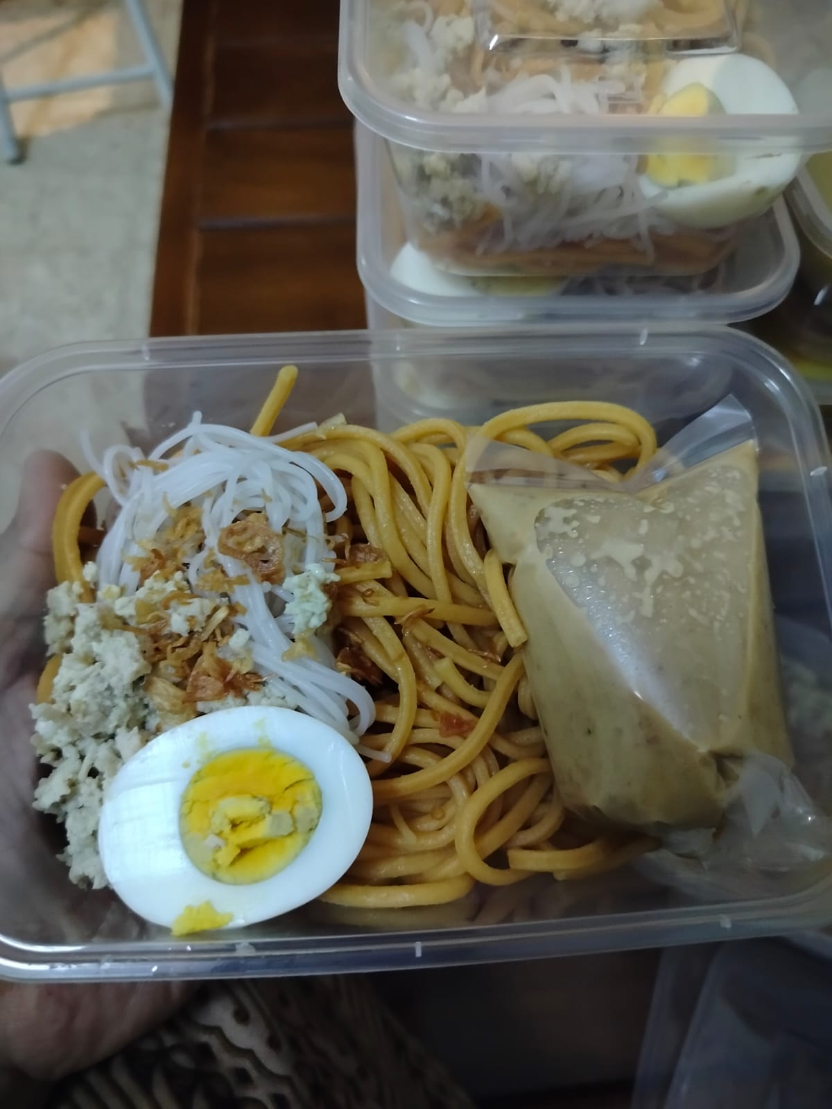 Mie Gomak Kuah Kacang