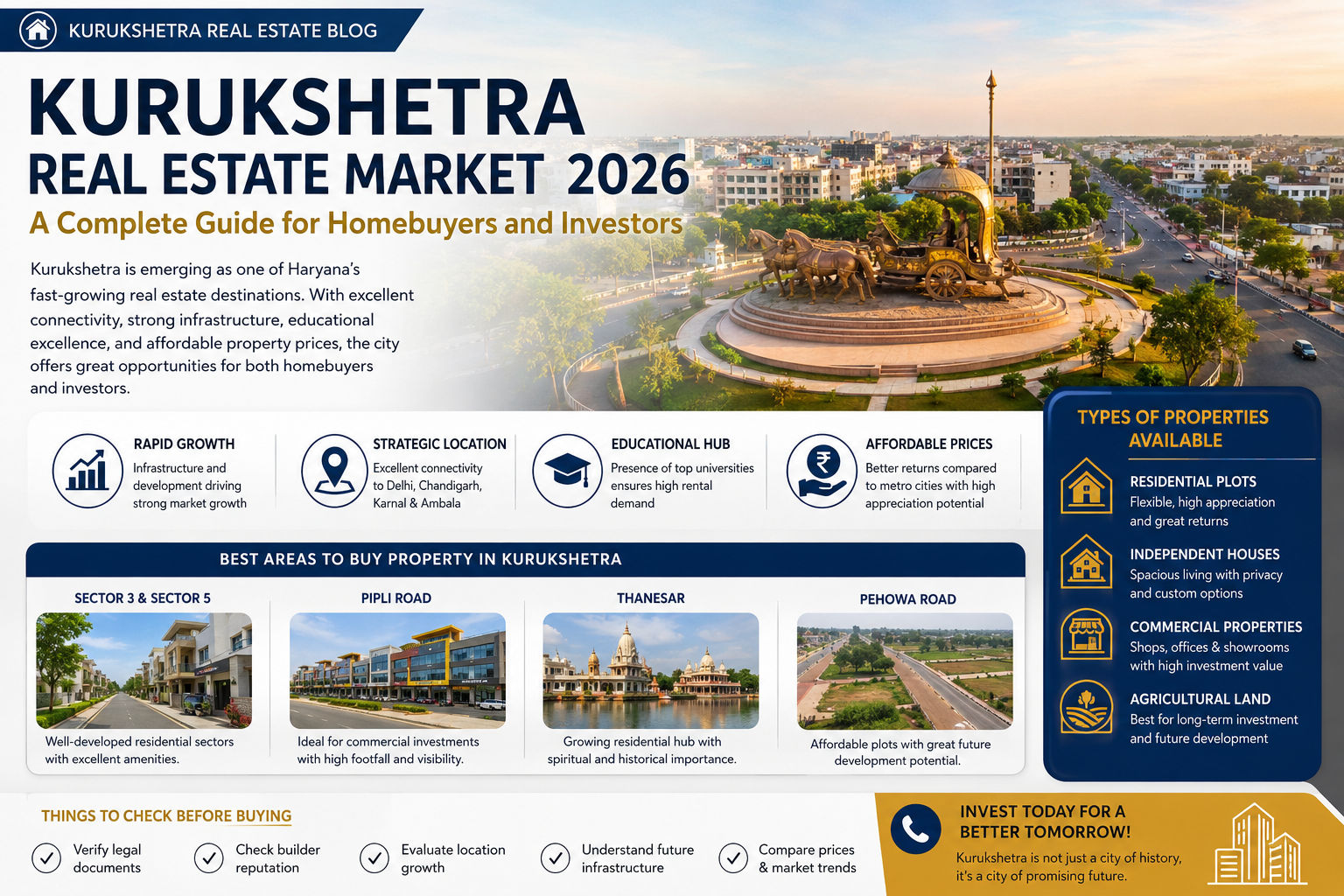 Kurukshetra Real Estate Market 2026: A Complete Guide for Homebuyers and Investors Kurukshetra Real Estate Market 2026: A Complete Guide for Homebuyers and Investors